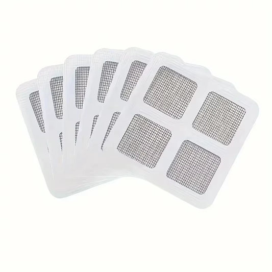 Disposable Hair Catchers for Shower Mesh Shower Drain Covers-Floor Sink Strainer Filter Mesh Stickers Bathroom Accessories
